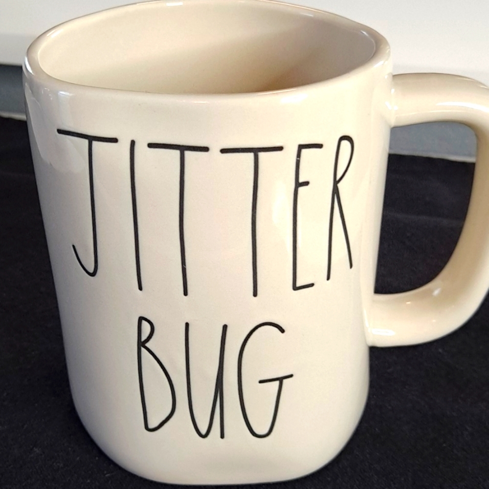 Rae Dunn Artisian Collection JITTER BUG Mug By Magenta